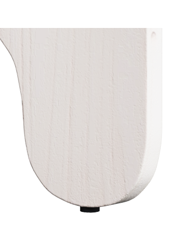 Tavolino da salotto 2 pcs Bianco Legno massello di pino