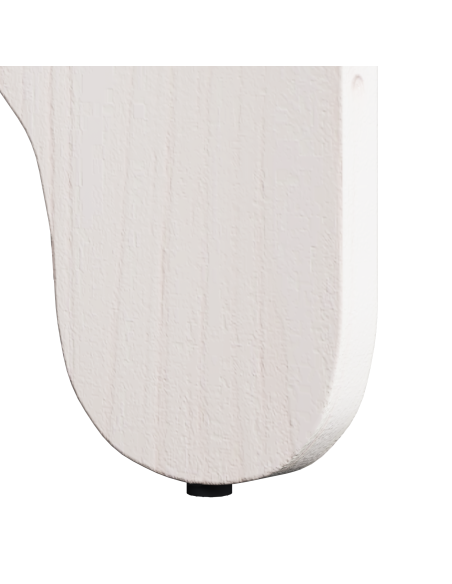 Tavolino da salotto 2 pcs Bianco Legno massello di pino