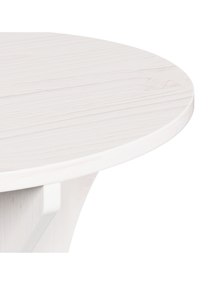Set di Tavolini da Caffè 2 pcs Bianco 46 x 46 x 47 cm