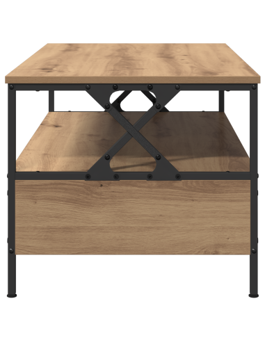 Tavolino da salotto rovere artigianale 100 x 51 x 45 cm