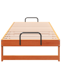 Struttura del letto Marrone 90 x 210 cm Pino massello