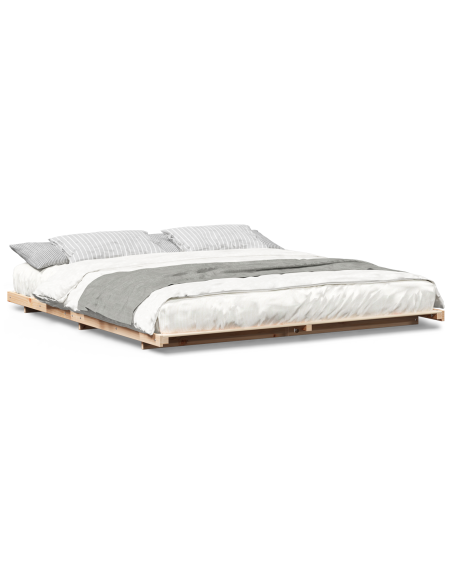 Struttura letto a terra Marrone 180 x 210 cm