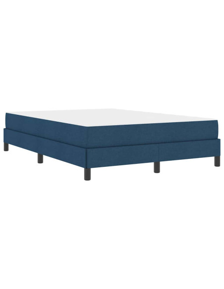 Letto a molle Altro Blu 140 x 190 cm Tessuto