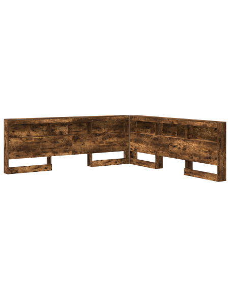 Testata contenitore Rovere fumo 200 cm Legno multistrato