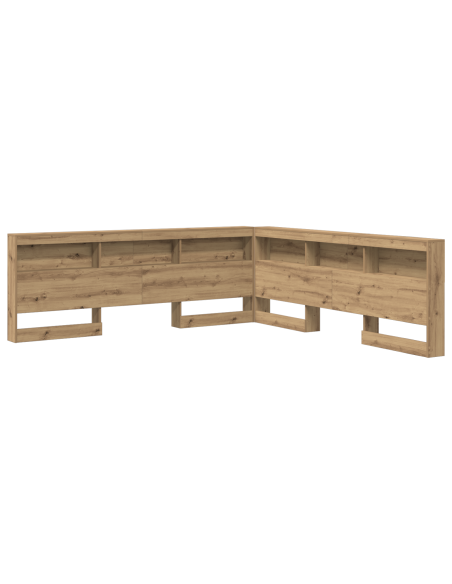 Testata contenitore rovere artigianale 200 cm Legno multistrato