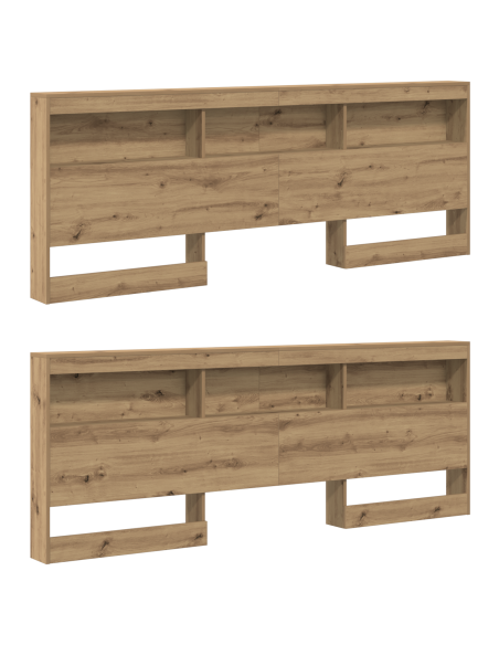 Testata contenitore rovere artigianale 200 cm Legno multistrato