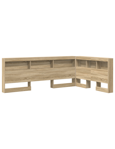 Testata contenitore rovere sonoma 120 cm Legno multistrato