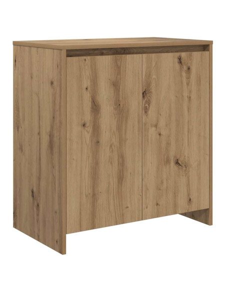 Credenza con cassetto 3 pcs Rovere artigianale 70 x 41 x 75 cm