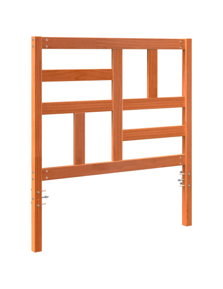 Testiera del letto Marrone cerato 80,5 x 4 x 104 cm