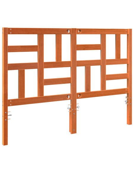 Testiera del letto Marrone cerato 145,5 x 4 x 104 cm