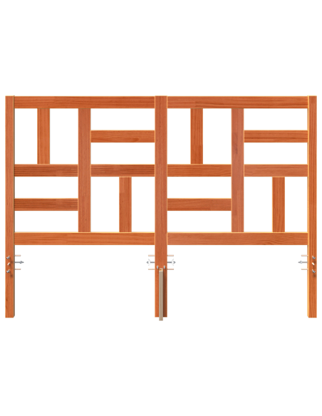 Testiera del letto Marrone cerato 145,5 x 4 x 104 cm