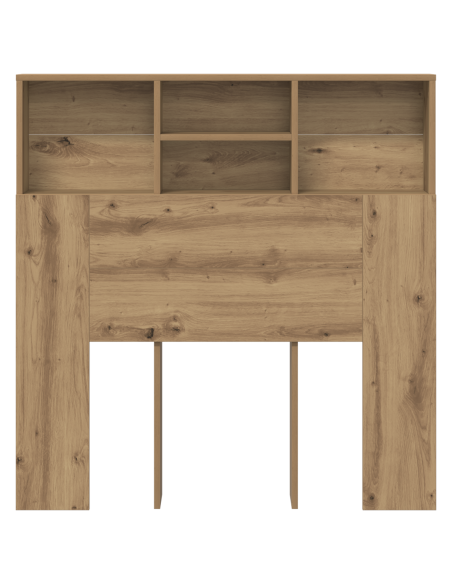 Testata del letto rovere artigianale 100 x 19 x 103.5 cm