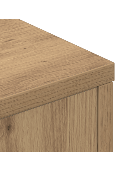 Testata del letto rovere artigianale 180 x 17 x 104.5 cm