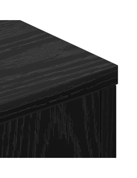 Testata del letto Rovere nero 180 x 17 x 104.5 cm