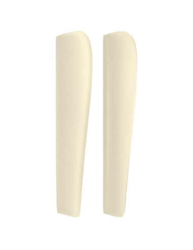 Testiera ad Orecchio Crema 147x23x118/128 cm in Similpelle