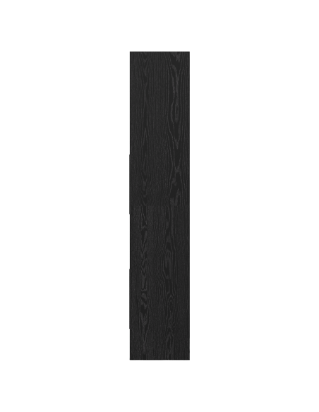 Armadio per Libri Rovere nero 60 x 35 x 180 cm