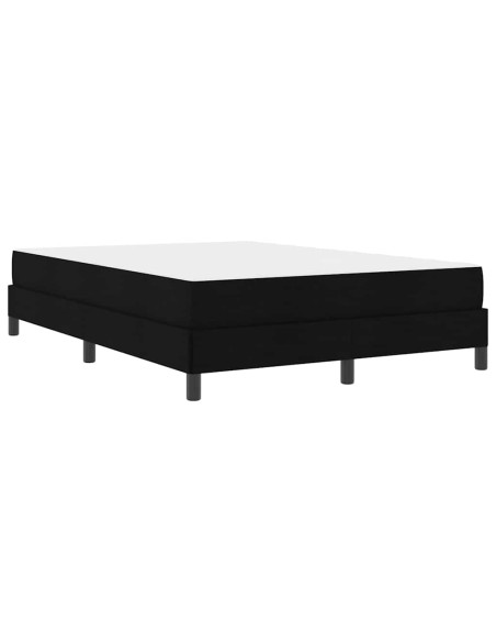 Letto a molle Altro Nero 140 x 190 cm Tessuto