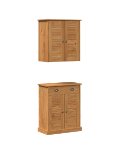 Set di mobili per il bagno VIGO 2 pcs Marrone e Marrone Miele