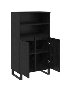 Credenza Nero 60 x 36 x 110 cm Legno multistrato