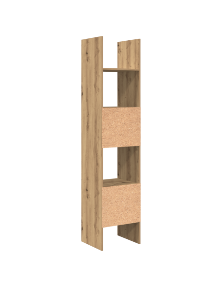 Armadio per Libri rovere artigianale 40 x 35 x 180 cm