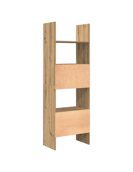 Armadio per Libri rovere artigianale 60 x 35 x 180 cm