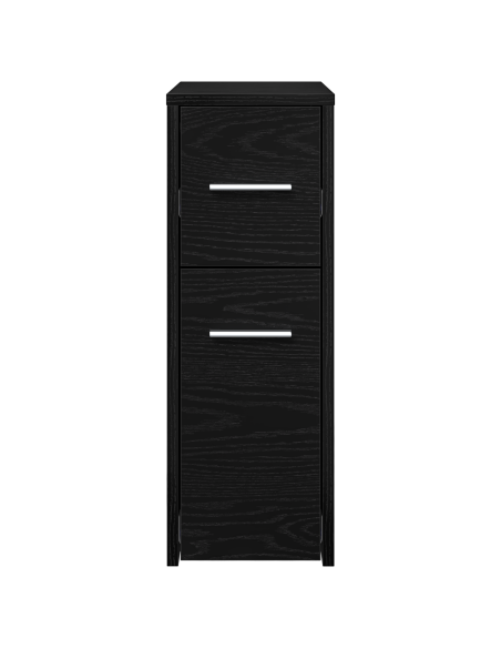 Mobile da bagno slim Rovere nero 22 x 44 x 61.5 cm Truciolare