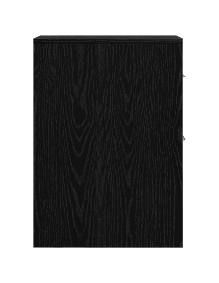 Mobile da bagno slim Rovere nero 22 x 44 x 61.5 cm Truciolare
