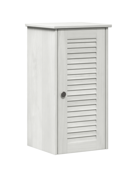 Set di mobili per il bagno con cassetto 2 pcs Marrone e bianco