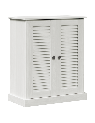 Set di mobili per il bagno 2 pcs Bianco e Bianco Antico