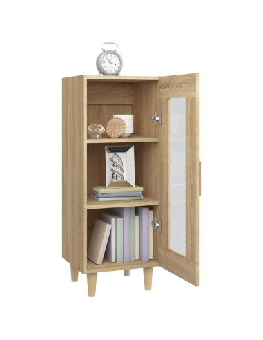 Credenza Rovere Sonoma 34,5x34x90 cm in Legno Multistrato