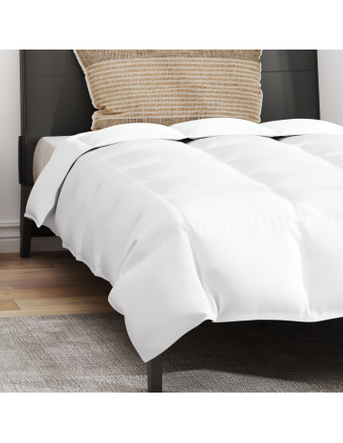 Duvet Estivo con cuscino 2 pcs Bianco Piuma d'anatra
