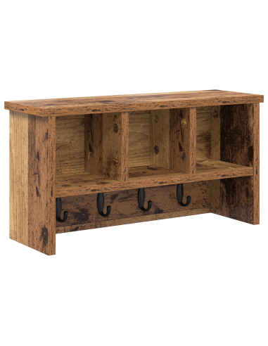 Appendiabiti a muro Legno vecchio 50 x 16 x 26 cm