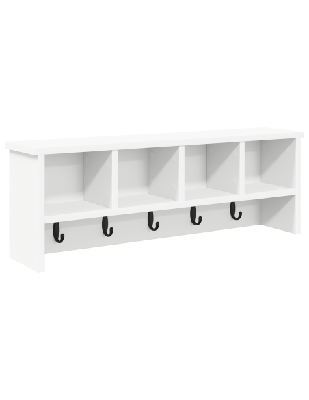 Appendiabiti a muro Bianco 75 x 16 x 26 cm Legno multistrato