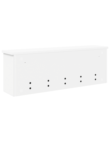 Appendiabiti a muro Bianco 75 x 16 x 26 cm Legno multistrato