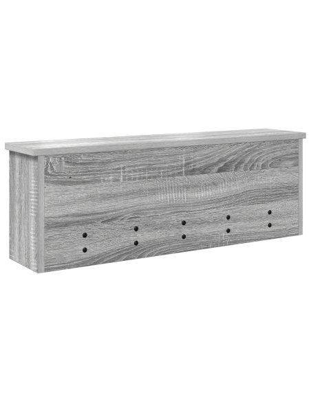 Appendiabiti a muro Grigio sonoma 75 x 16 x 26 cm