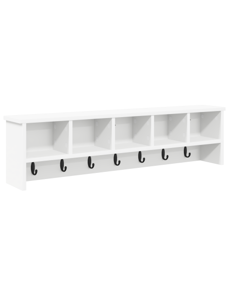Appendiabiti a muro Bianco 100 x 16 x 26 cm Legno multistrato