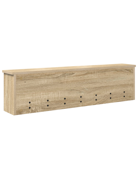 Appendiabiti a muro rovere sonoma 100 x 16 x 26 cm