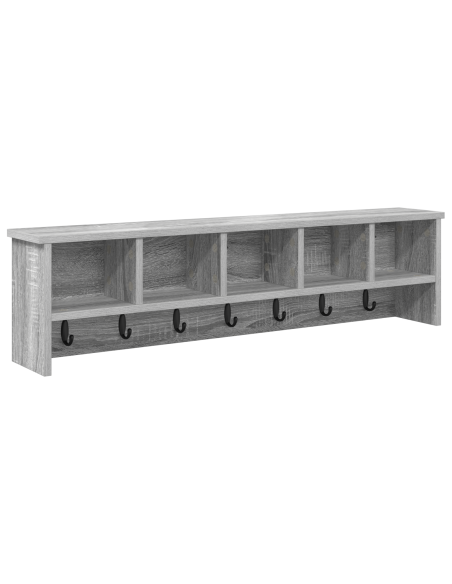 Appendiabiti a muro Grigio sonoma 100 x 16 x 26 cm