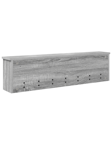Appendiabiti a muro Grigio Sonoma 100 x 16 x 26 cm