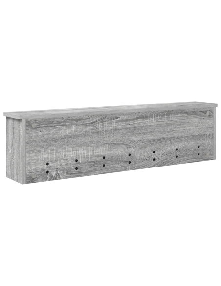 Appendiabiti a muro Grigio sonoma 100 x 16 x 26 cm
