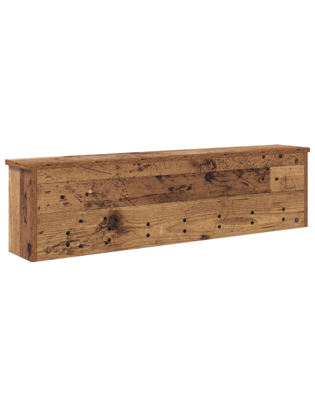 Appendiabiti a muro Legno vecchio 100 x 16 x 26 cm