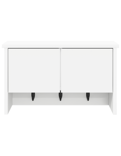 Appendiabiti a muro Bianco 50 x 20 x 30 cm Legno multistrato 2