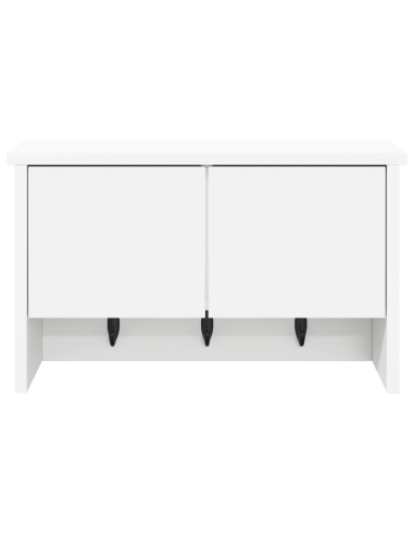 Appendiabiti a muro Bianco 50 x 20 x 30 cm Legno multistrato