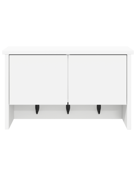 Appendiabiti a muro Bianco 50 x 20 x 30 cm Legno multistrato