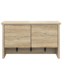 Appendiabiti a muro con porta Rovere Sonoma 50 x 20 x 30 cm 2