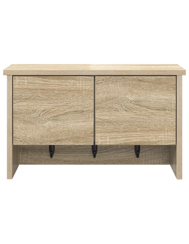 Appendiabiti a muro con porta Rovere Sonoma 50 x 20 x 30 cm