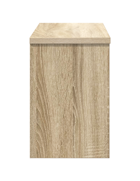Appendiabiti a muro con porta Rovere Sonoma 50 x 20 x 30 cm