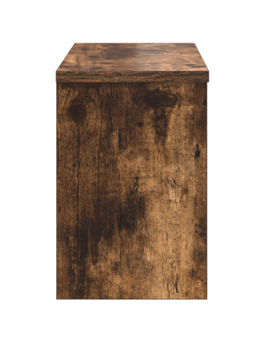 Appendiabiti a muro con lo scaffale Rovere fumé 50 x 20 x 30 cm