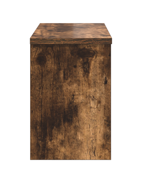 Appendiabiti a muro con lo scaffale Rovere fumo 50 x 20 x 30 cm