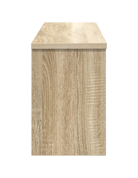 Appendiabiti a muro rovere sonoma 80 x 20 x 30 cm